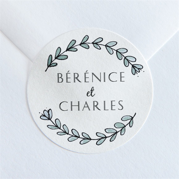 Sticker mariage Avec programme réf.N36038