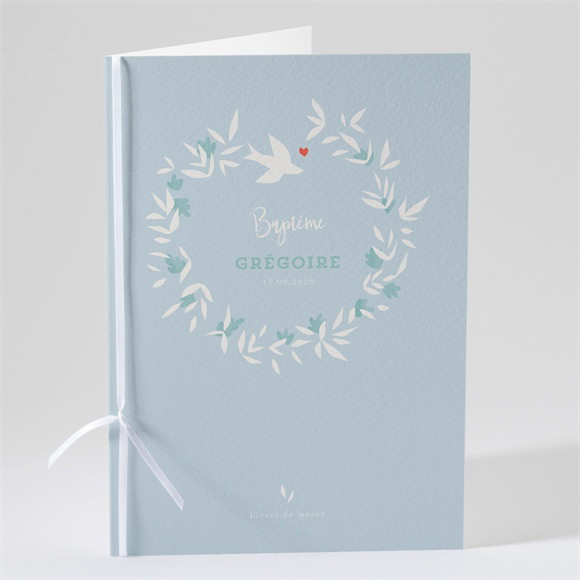 Livret de messe baptême Colombe en folie réf.N491167