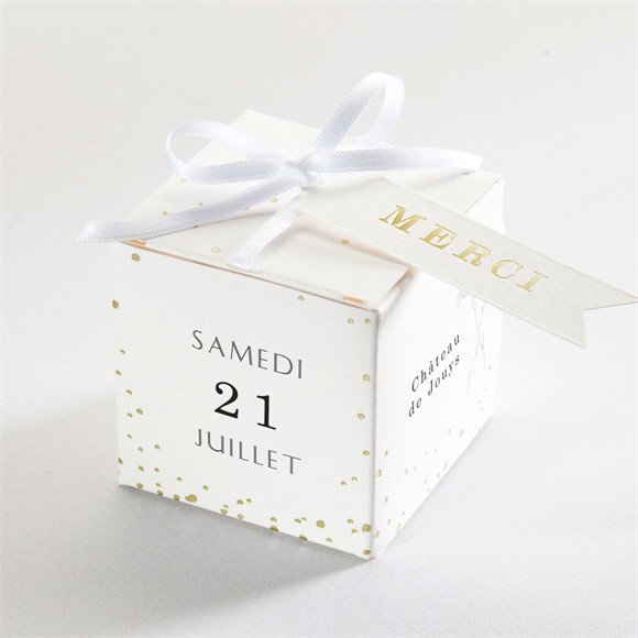 Boîte de dragées mariage Tendre couronne réf.N340269