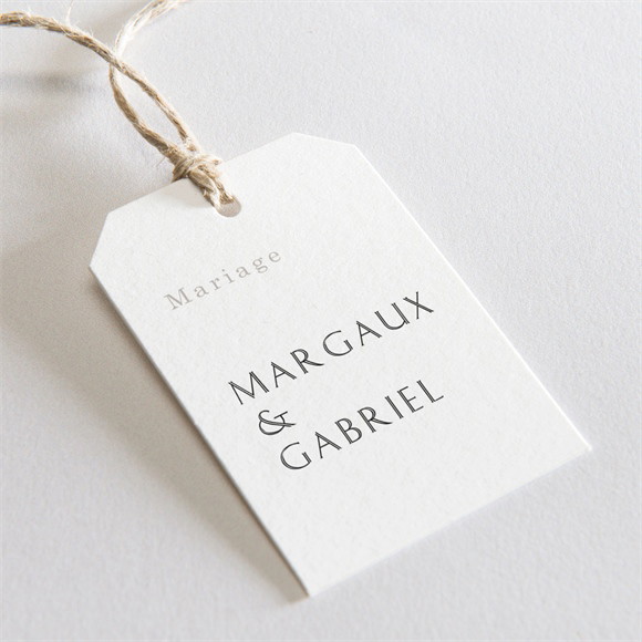 Etiquette mariage Tendre couronne réf.N29145