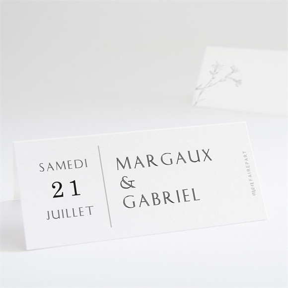 Marque-place mariage Tendre couronne réf.N440742