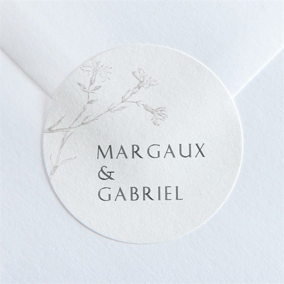 Sticker mariage Tendre couronne réf.N36042