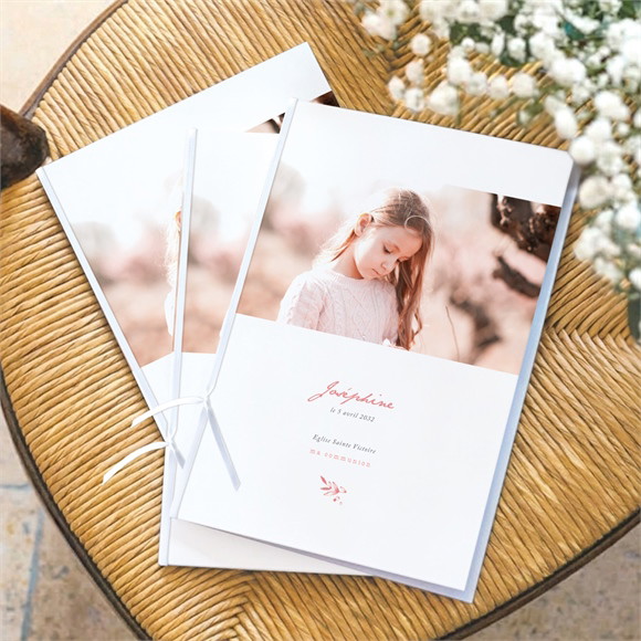 Livret de messe communion Cuivré végétal réf.N491178