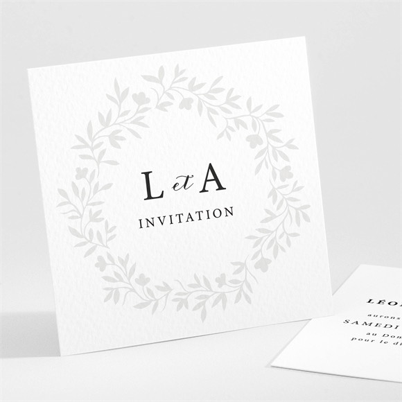 Carton d'invitation mariage Sublime réf.N301188