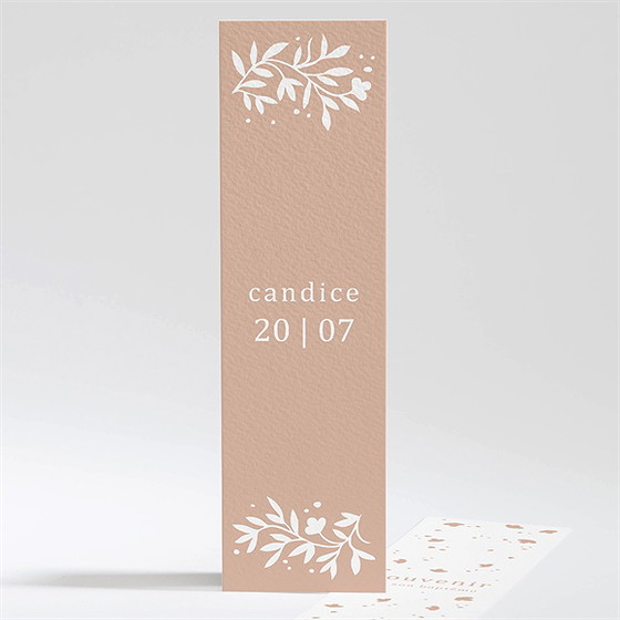 Signet baptême belle couronne gaufrage