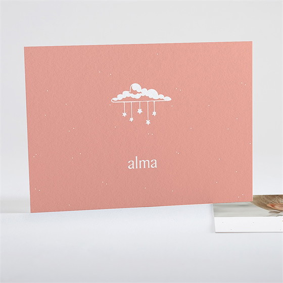 Remerciement naissance tout en un naissance fille