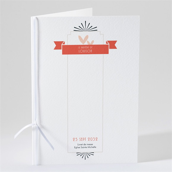 Livret de messe baptême Petit Photomaton réf.N491183