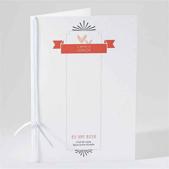 Livret de messe baptême petit photomaton