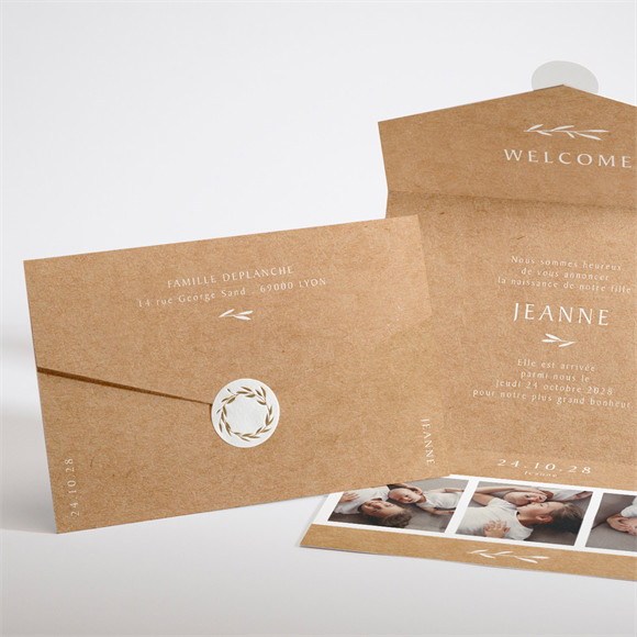 Faire-part naissance Faire-part Enveloppe réf.N97116