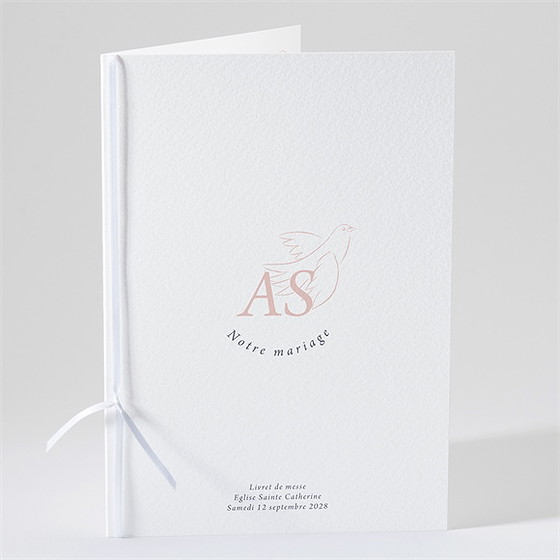 Livret de messe mariage l'essentiel en initiales
