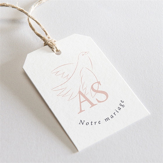 Etiquette mariage l'essentiel en initiales