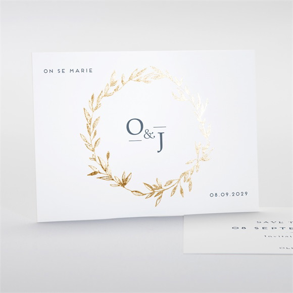 Save the Date mariage Délicatesse réf.N18127