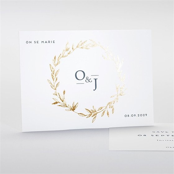 Save the Date mariage délicatesse