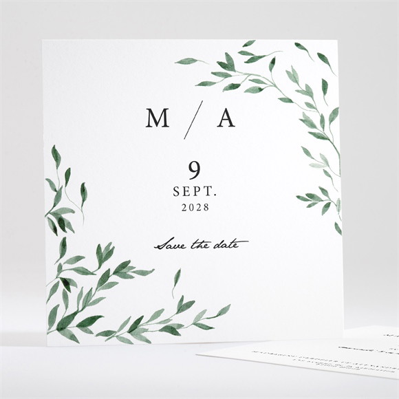 Save the Date mariage A l'ombre de l'olivier réf.N35183