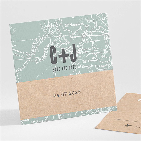 Save the Date mariage voyage voyage