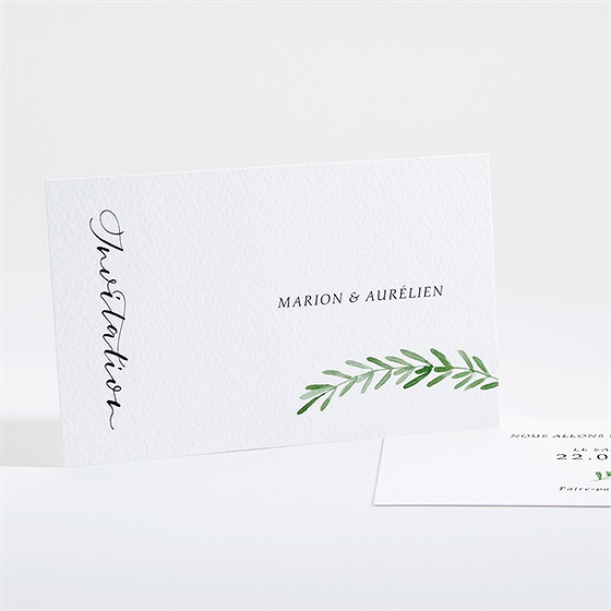 Save the Date mariage branche d'amour