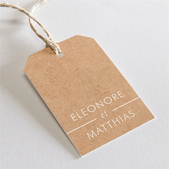 Etiquette mariage Gravure élégante réf.N29156