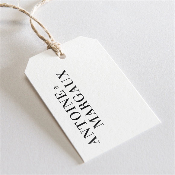 Etiquette mariage Lettering réf.N29157