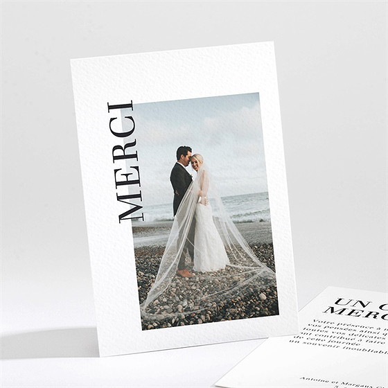 Remerciement mariage lettering