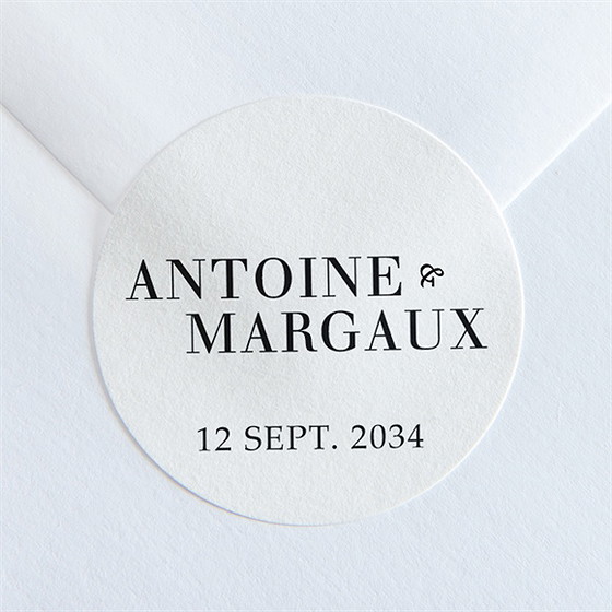 Sticker mariage lettering