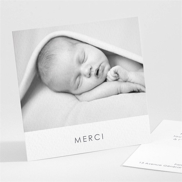 Remerciement naissance Notre Coeur réf.N301200