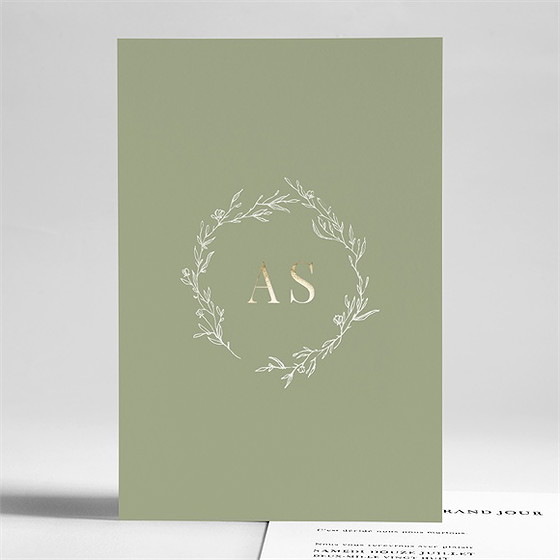 Faire-part mariage belle gravure