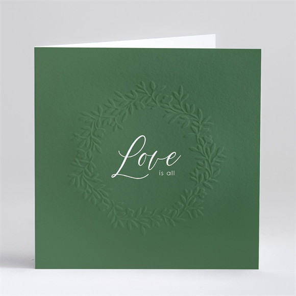 Faire-part mariage Doux relief réf.N46138