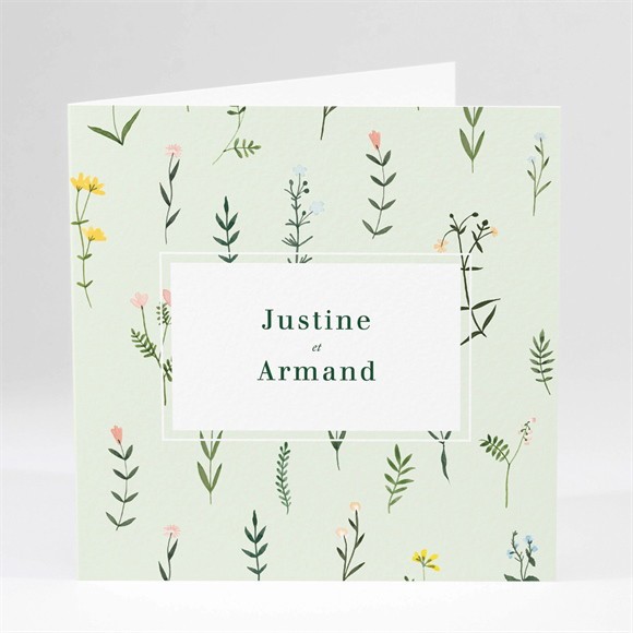 Faire-part mariage Ambiance printanière réf.N46140