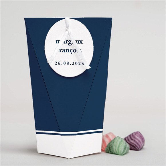 Boîte surprise mariage Bleu romantique réf.N52005