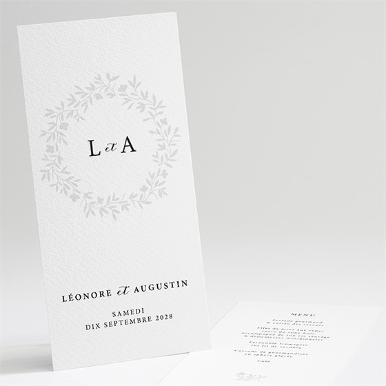 Menu mariage sublime