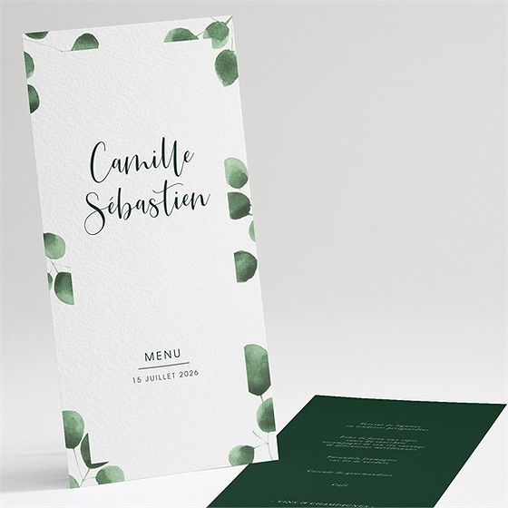 Menu mariage fraîcheur végétale