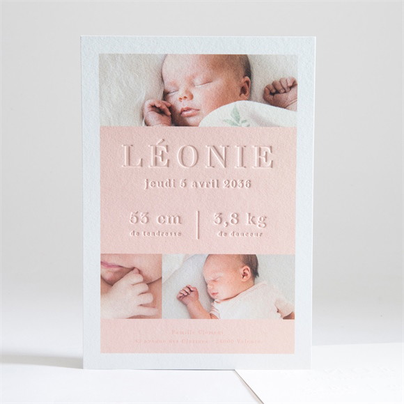 Faire-part naissance Sa Gravure réf.N241209