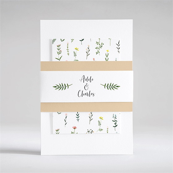 Faire-part mariage joie et couleurs