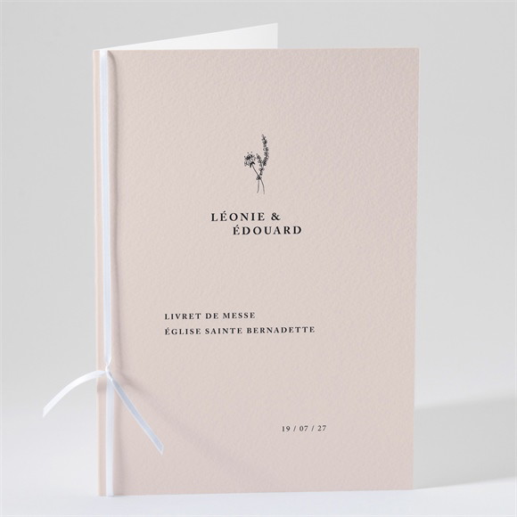 Livret de messe mariage Delicatesse réf.N491195