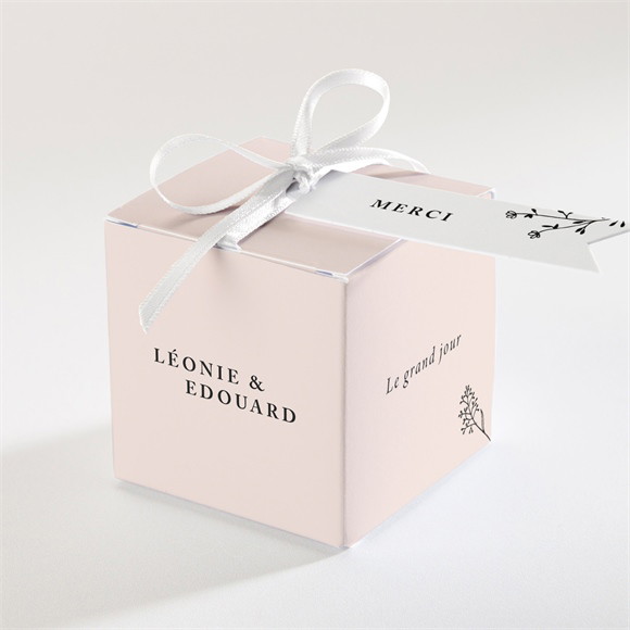 Boîte de dragées mariage Delicatesse réf.N340296