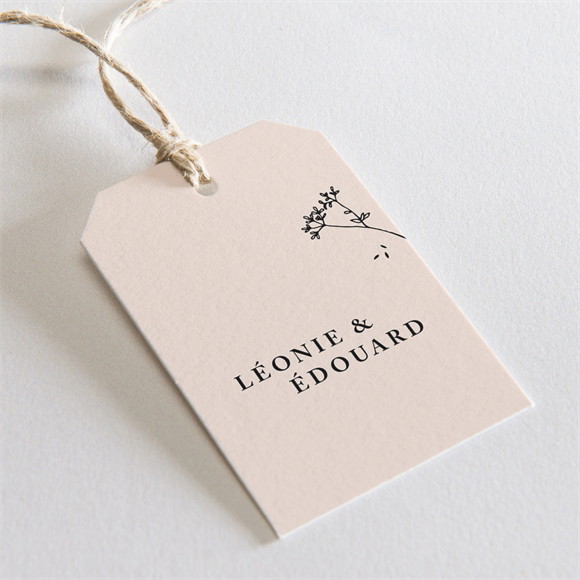 Etiquette mariage Delicatesse réf.N29162