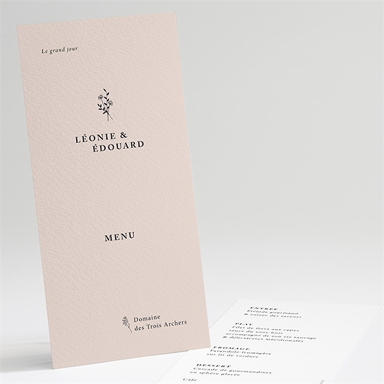 Menu mariage delicatesse