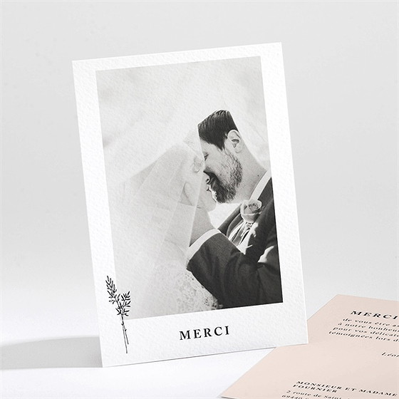 Remerciement mariage delicatesse