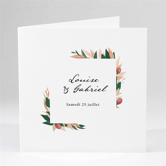 Faire-part mariage notre cadre
