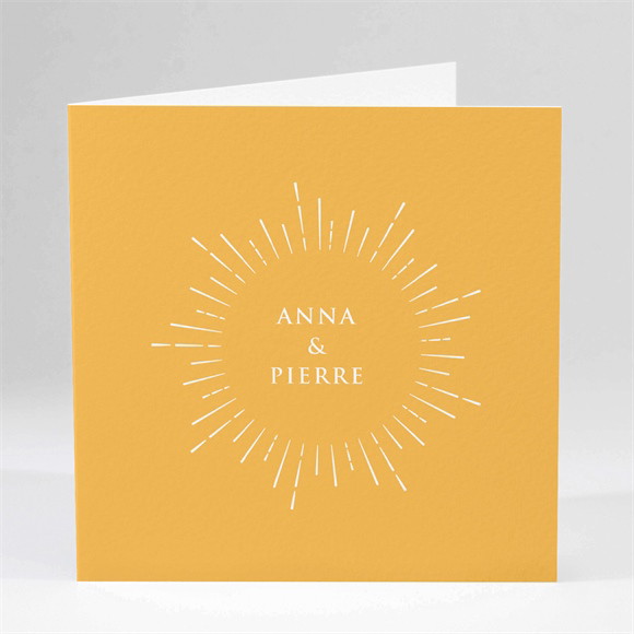 Faire-part mariage Notre Soleil réf.N451166
