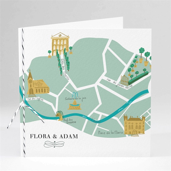 Faire-part mariage Notre Joli Plan réf.N451171