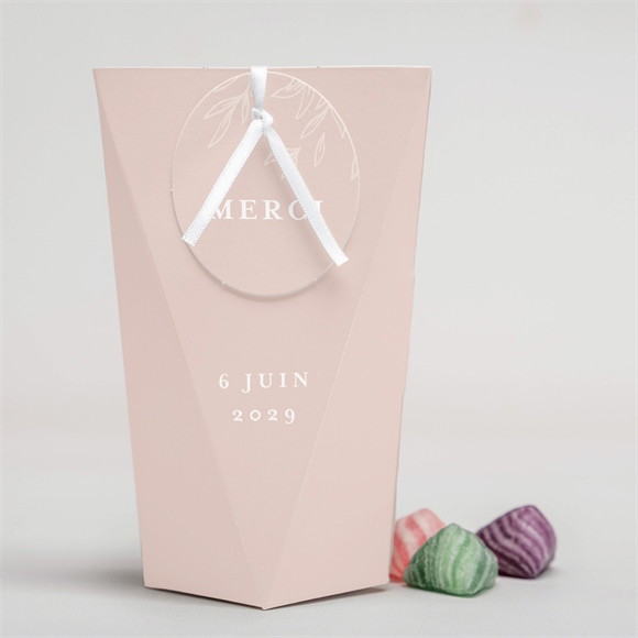 Boîte surprise mariage Rose gold réf.N52014