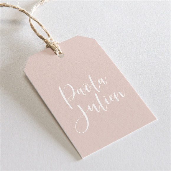 Etiquette mariage Rose gold réf.N29163