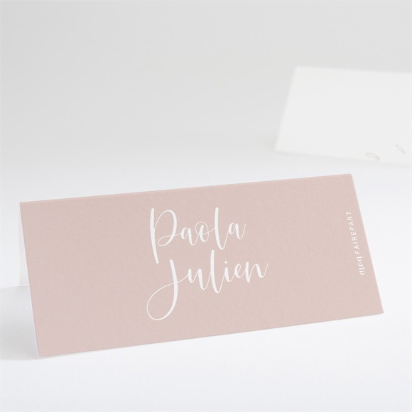 Marque-place mariage Rose gold réf.N440755