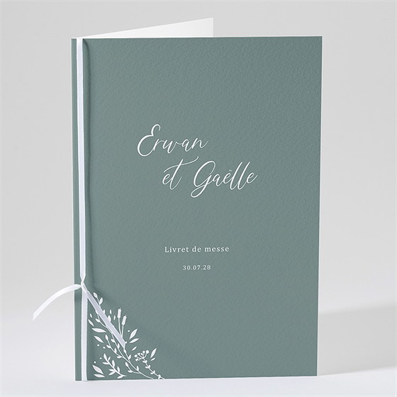 Livret de messe mariage elégante poésie