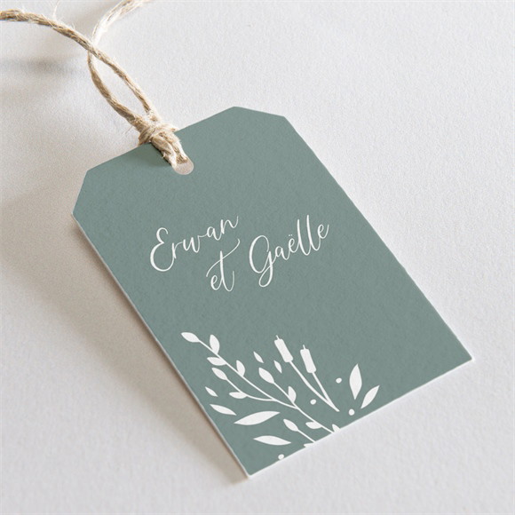 Etiquette mariage Elégante Poésie réf.N29164