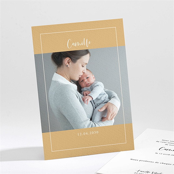 Faire-part naissance tendrement