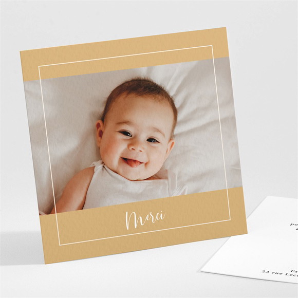 Remerciement naissance Tendrement réf.N301210