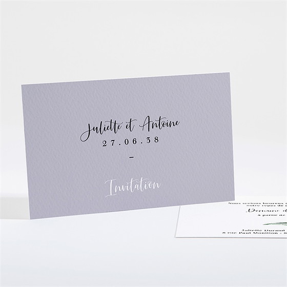 Carton d'invitation mariage notre bouquet
