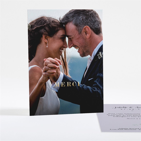 Remerciement mariage Notre Bouquet réf.N28119